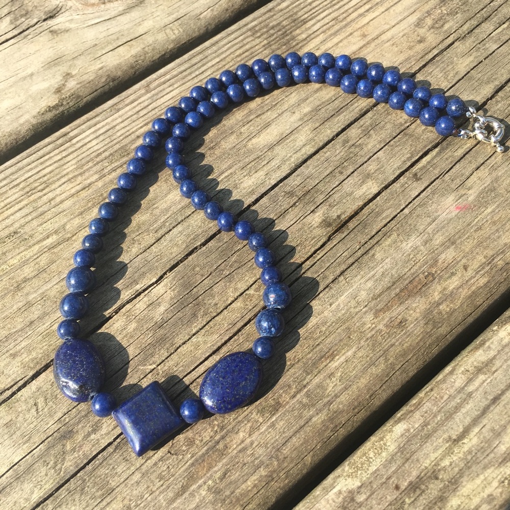 Lapis Lazuli gemstone Necklace - Picture 6 of 8